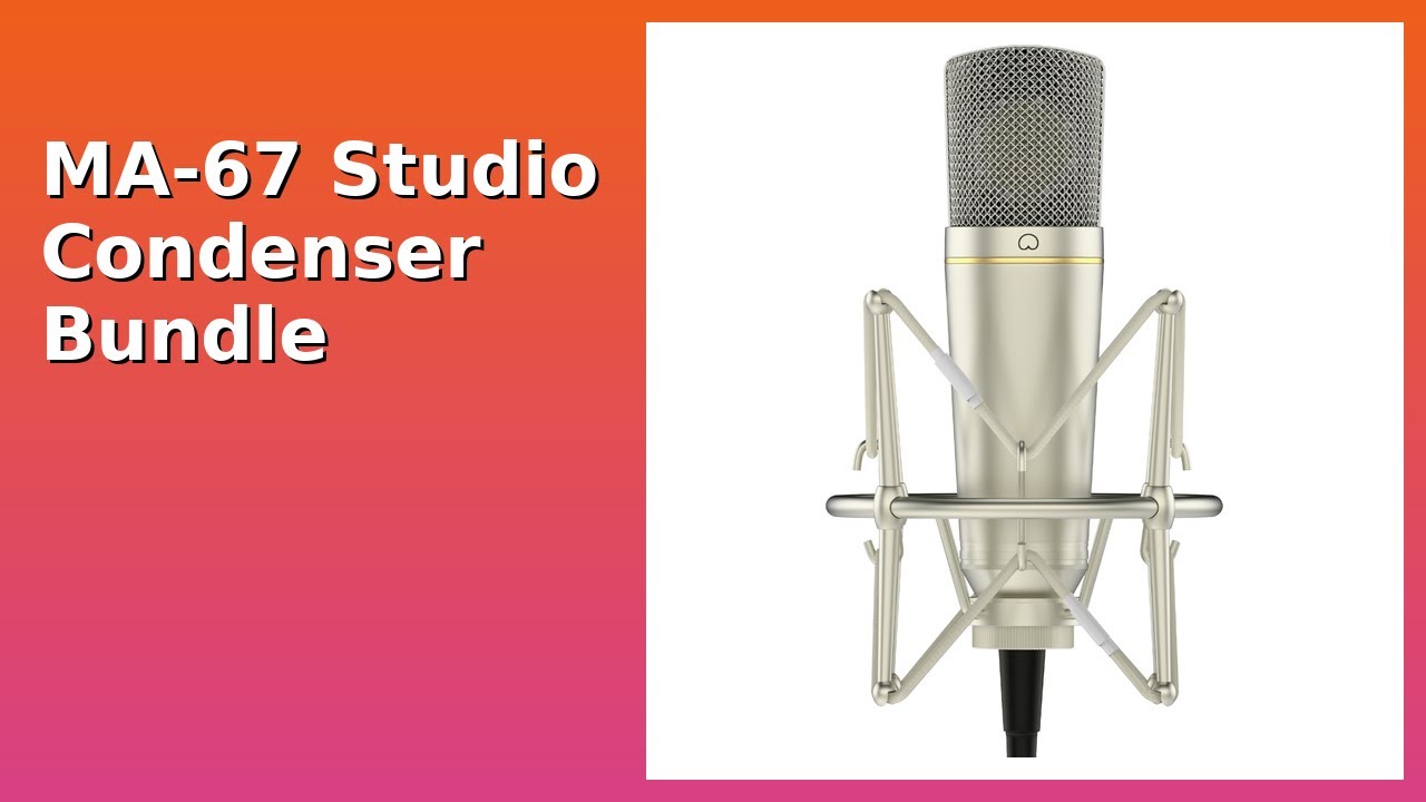REVIEW (2026): MA-67 Studio Condenser Bundle. Features. - YouTube