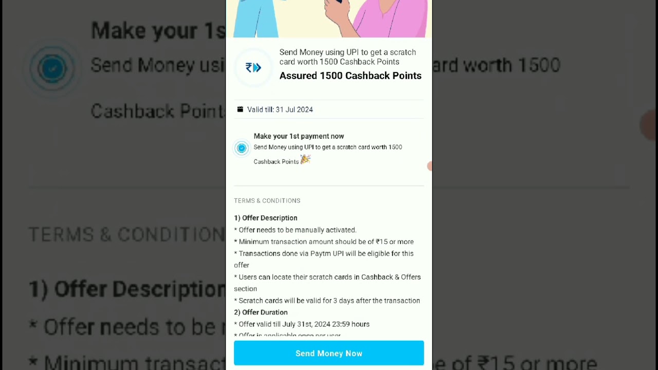 Earn 1500 Cashback Points in Per Paytm Account Unlimited time || Use Paytm Refer code 