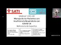 Webinar Manejo de los Pacientes con Insuficiencia Respiratoria con COVID-19. Referencia de Expertos.