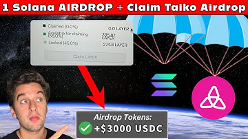1 Solana Airdrop CHECKER Allocation + Claim TAIKO Airdrop - DO THIS NOW