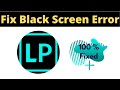 Fix fltr app black screen error problem solved in android  ios  fltr app screen issue solved
