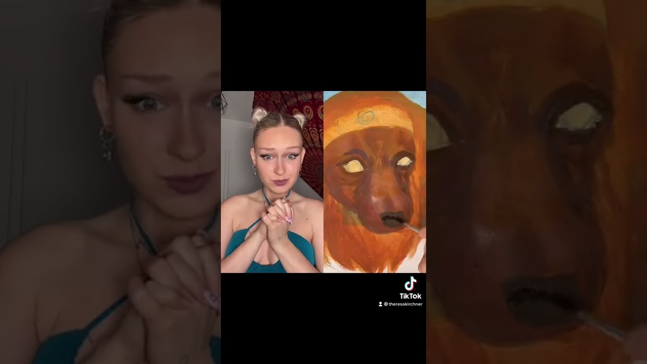 Rick’s Schwester malt Patchy😍