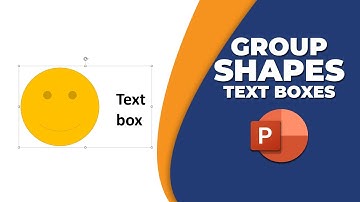 How to group shapes and text boxes in PowerPoint