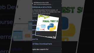 Internshala All Course Answers #trending #viral #freesolutions