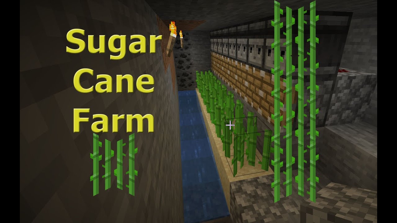 Easy Automatic Sugar Cane Farm Full Tutaril Minecraft YouTube