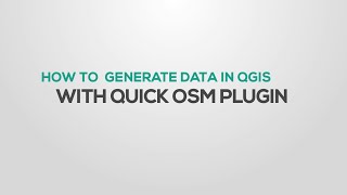 How to generate data with quick OSM plugin in QGIS