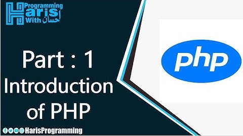 PHP Introduction in urdu / hindi