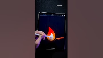 Easiest way to animate fire 🔥😳 #procreate #animation