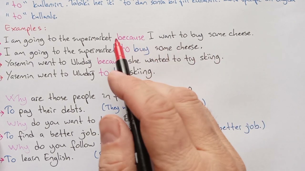 50- INFINITIVE OF PURPOSE (IN ORDER TO / TO)