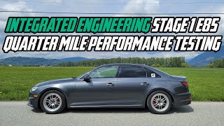 Integrated Engineering Stage 1 E85 1/4 Mile Testing - Audi B9 S4