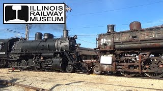 Illinois Railway Museum - Awesome Afterhours Switching w/ 1630 and other Steamers!