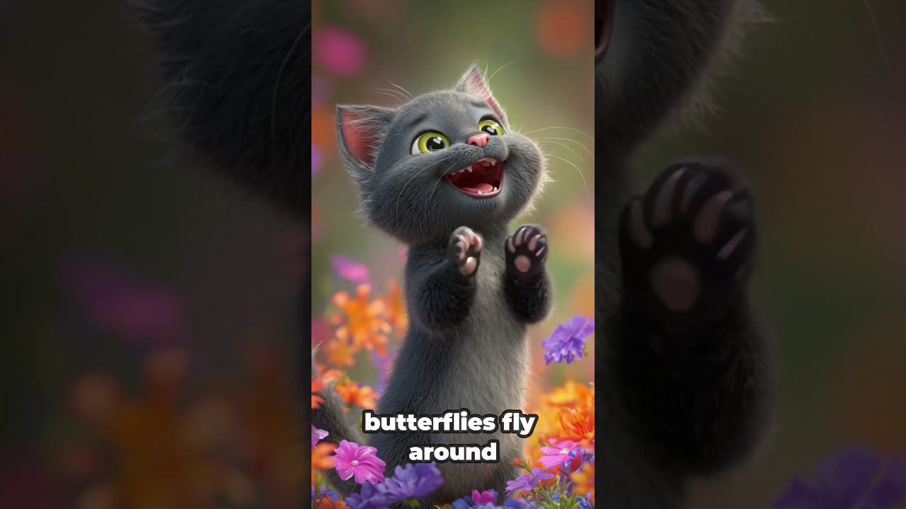 Kitten Adventures: A Magical Day in the Garden