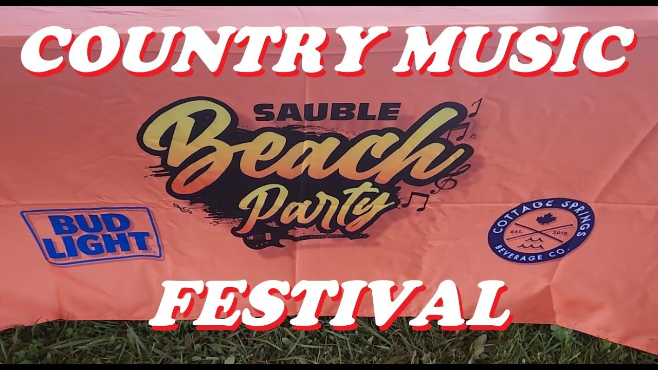 COUNTRY MUSIC FESTIVAL AT THE “SAUBLE BEACH PARTY”