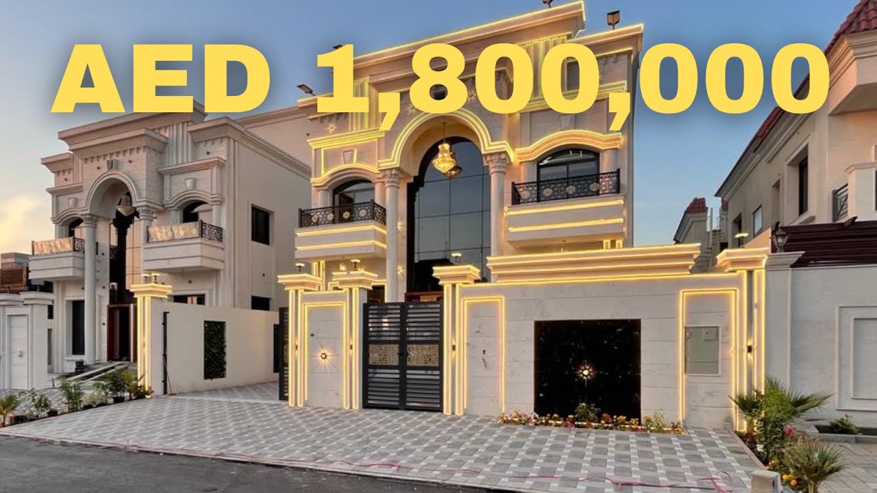 6 Master Bedroom with Terrace Villa For Sale In Al Yasmeen Ajman