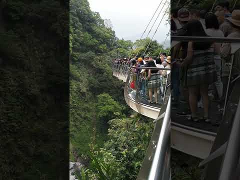 台灣桃園小烏來天空步道_Xiao Wulai Skywalk, Taoyuan, Taiwan_20190406 #Tourism #小烏來風景特定區 #小烏來瀑布 #風動石 #桃園旅遊 #桃園景點