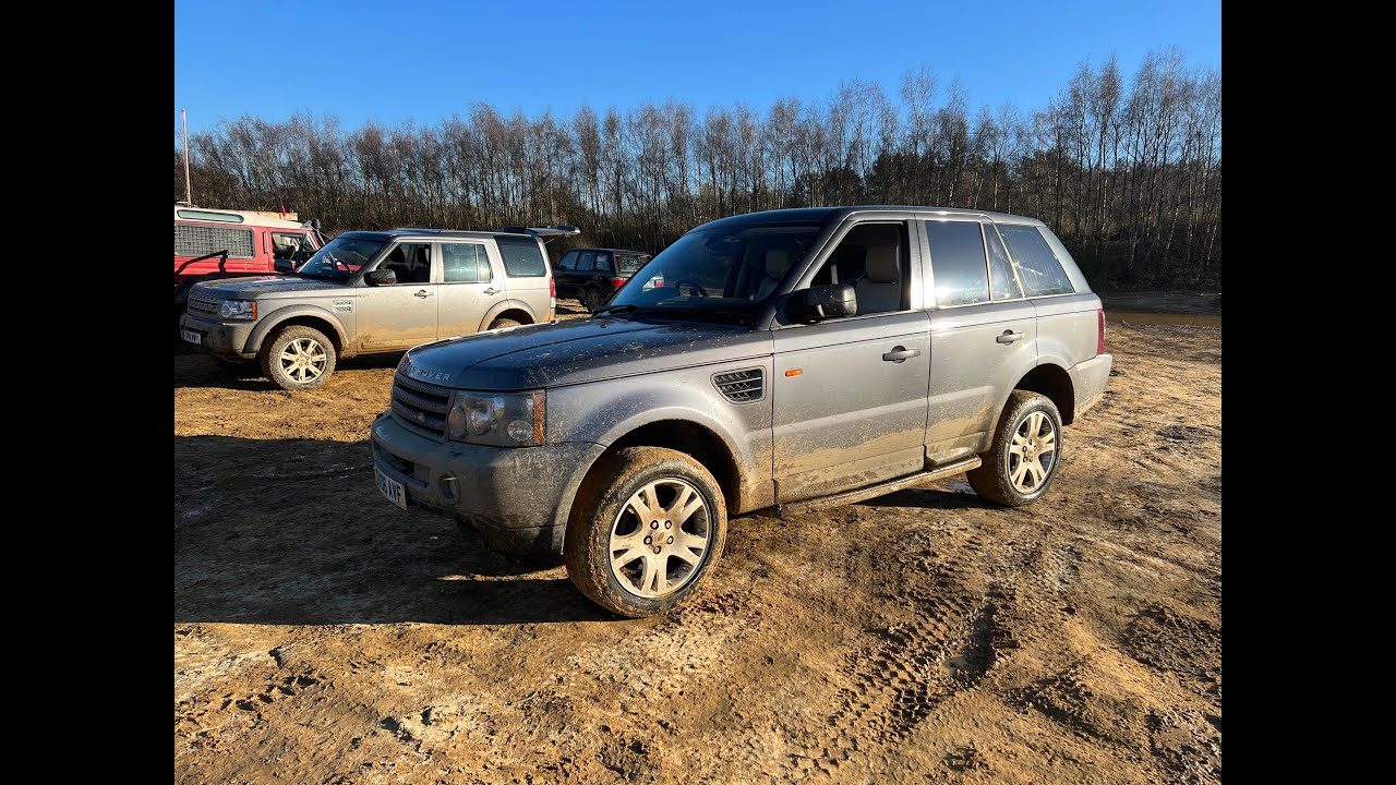 Range Rover Sport off roading at Slindon 4x4