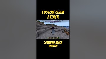 Custom Command Weapon #commandblock #minecraft #gaming #minecrafttutorial #minecraftguide