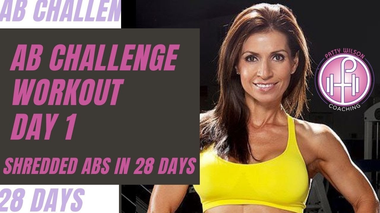 Ab Challenge Workout Day 1. Shredded Abs In 28 Days - YouTube