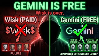 Wisk AI Paid Problem 😱 Solved! 😍 Google Gemini Se Same Characters Banayen 🤩 #wisk #SBBAAZ
