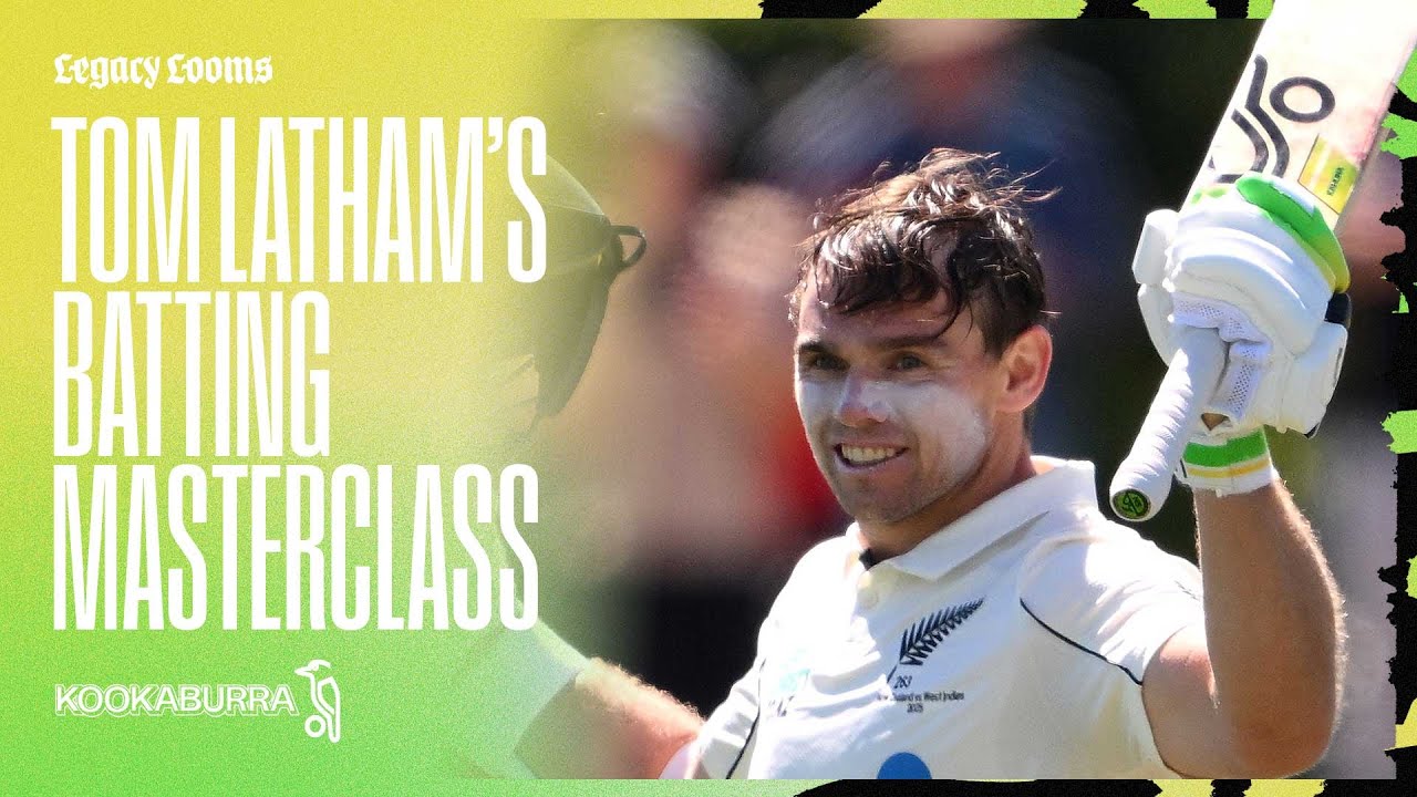 Мастер-класс Тома Лэтама по отбиванию | Kookaburra Cricket