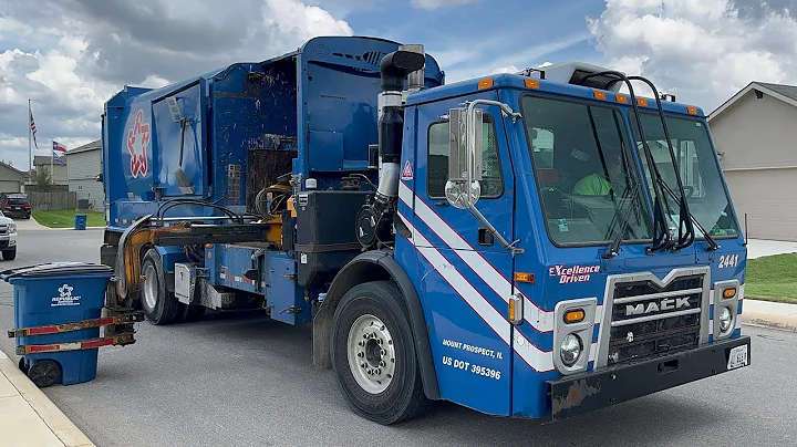 Republic Services: Mack LEU Labrie Helping Hand Garbage Truck