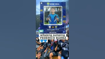 wilujeng sumping FEDERICO BARBA #persibbandung #persibstory