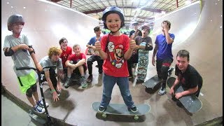 FATHER SON SKATEBOARD CAMP!