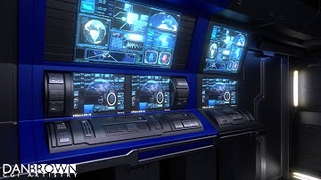 3D CGI Console Design WIP