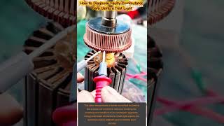 Armature Testing: Detecting Commutator ShortsHow to Use a Test Light on Motor Commutators