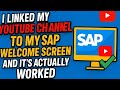 I Linked YouTube to My SAP Welcome Screen… and It Actually Worked 😱 | SAP GUI Hack