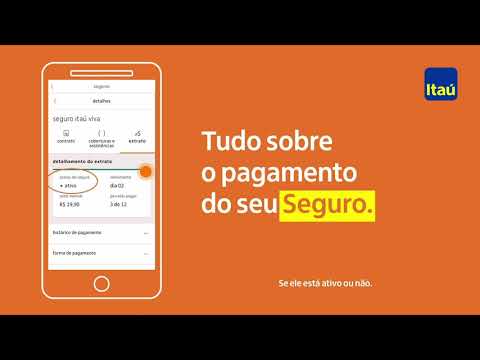 Acesse as informações do seu seguro no app Itaú.