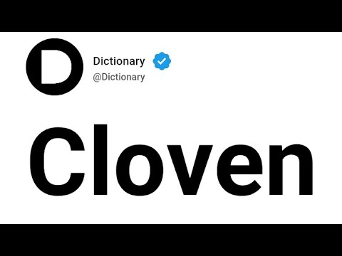 Cloven Meaning In