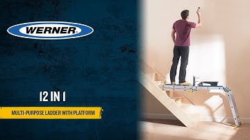 Setting up a Werner 12 in 1 Multi-purpose Ladder with Platform