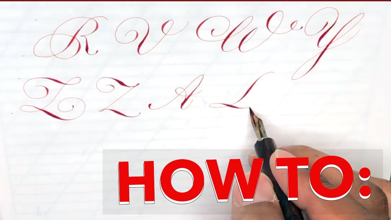 IMPROVE YOUR COPPERPLATE | COPPERPLATE VARIATIONS WITH A STRAIGHT PEN ...