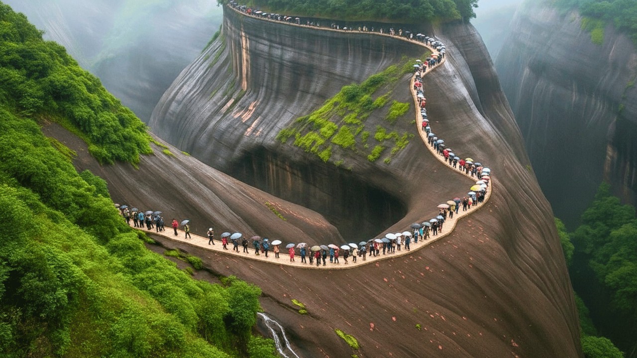 Os Mundos Secretos nas Montanhas da China  Lugares Surreais Que Você Não Vai Acreditar Que Existem