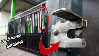 How to make a cool sliding gate lock