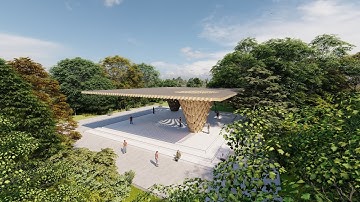 Animation Architectural | Parametric Architecture | Lumion | Pavilion | SZM | 2021