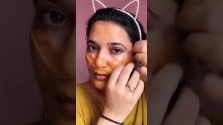 Instant glow with Everyuth golden peel off mask✨😍|Review & Demo |#short#partyglow#ytbshorts#viral