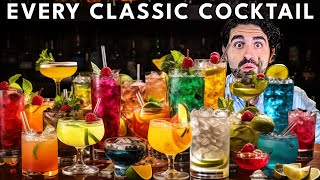 I Created EVERY Classic Cocktail and ranked them ALL!