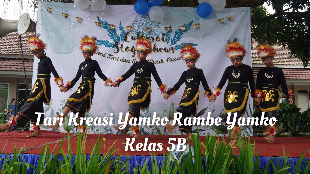 Tari Kreasi Yamko Rambe Yamko - Cultural Stage Shows SD IGS Malang