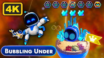 Bubbling Under – All Bots + Puzzle Pieces Walkthrough I Astro Bot [4K]