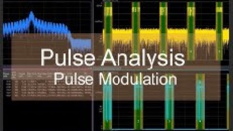 Pulse Analysis with VSA 2020 Release #02: Advanced Modulation Detection