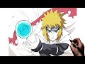 How To Draw Minato (Rasengan) | Step By Step | Naruto