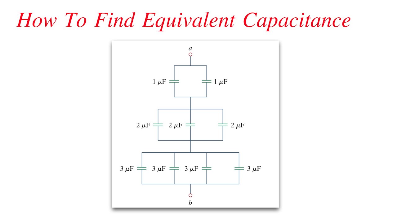 Series Parallel Capacitor Solved Problems || How To Find Equivalent Capacitance