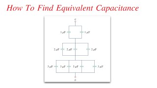 Series Parallel Capacitor Solved Problems || How To Find Equivalent Capacitance