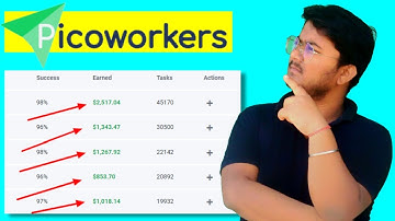 MAKE MONEY ONLINE WITH PICKOWORKERS PICKOWORKERS REVIEW 2021 PICOWORKERS PAYMENT PROOF IN HINDI