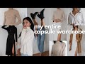 my ENTIRE capsule wardrobe | 22-piece minimalist winter fashion