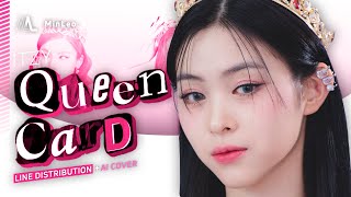 ITZY — Queencard AI COVER | Line Distribution