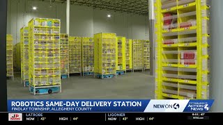 Inside the Amazon same-day delivery station in western Pennsylvania