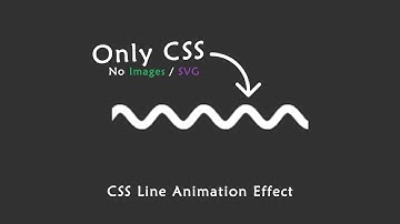 CSS Wavy Line Animation Effect For Website || Only CSS || No Images / SVG || 𝐏𝐫𝐨𝐠𝐫𝐚𝐦𝐦𝐞𝐫 𝐙𝐚𝐡𝐢𝐝